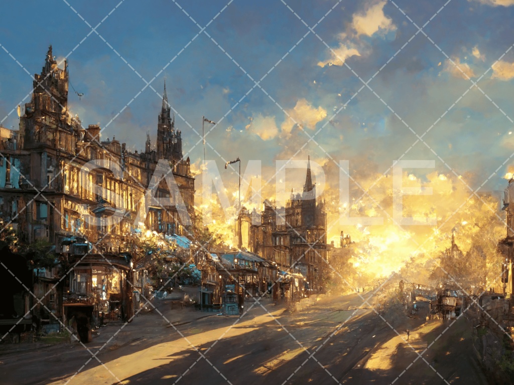 【背景素材】日の出3種［002］