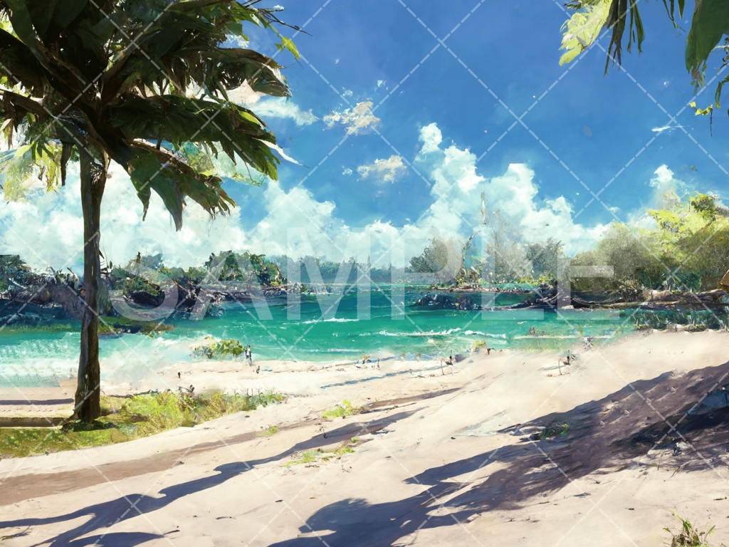 【背景素材】海・海辺3種［006］