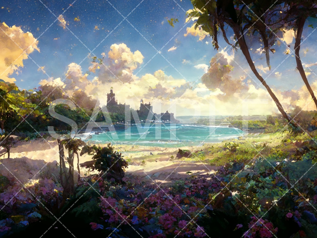 【背景素材】海・海辺3種［008］