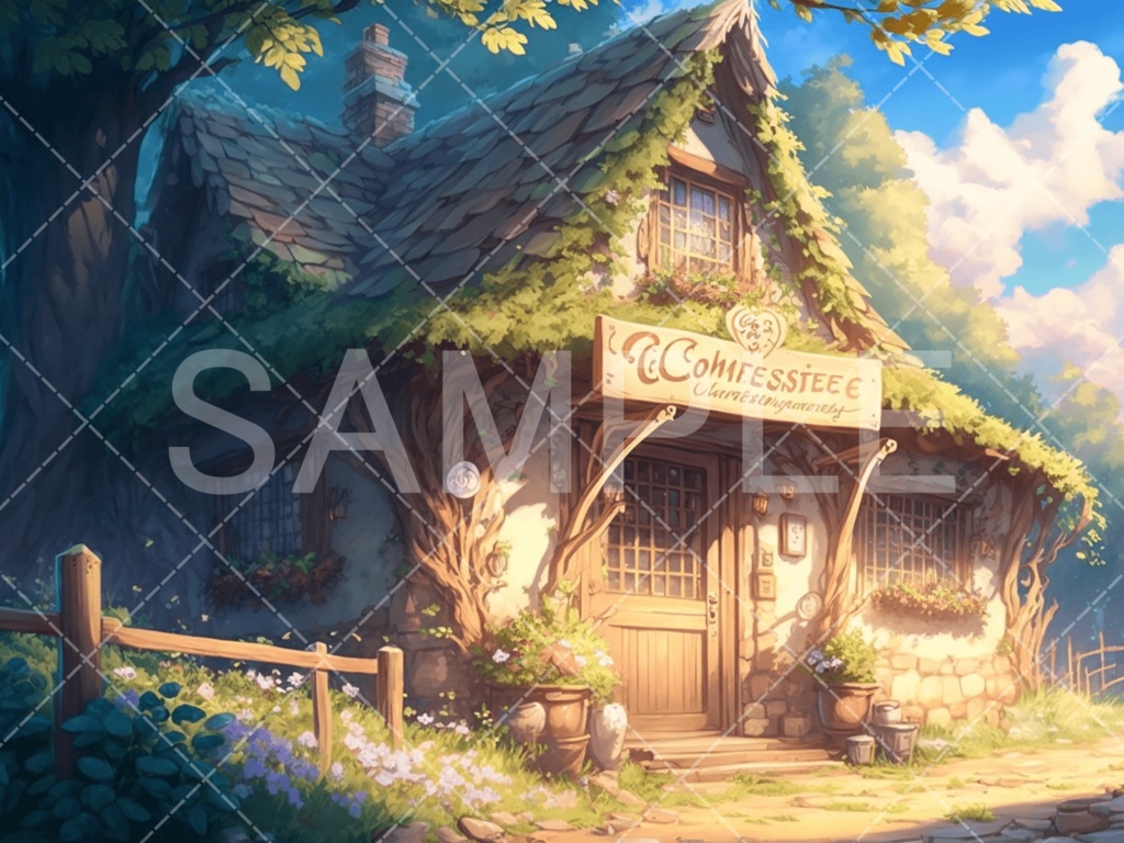 【背景素材】店3種［020］