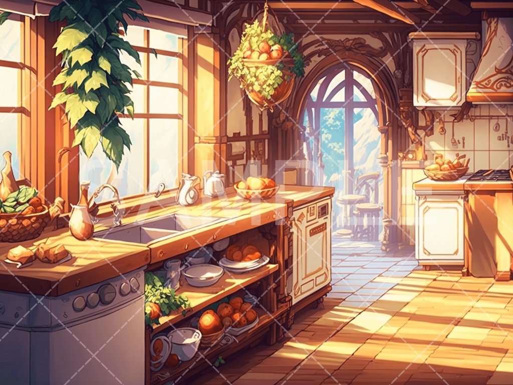 【背景素材】店3種(ファンタジー系)㉕