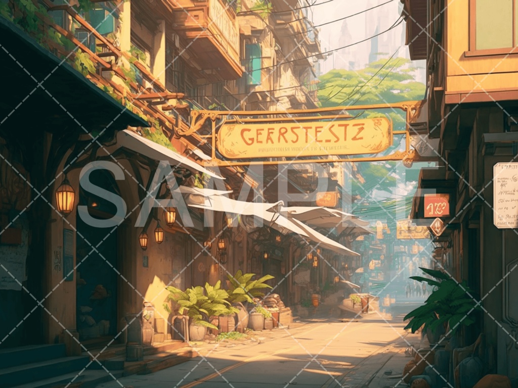 【背景素材】街・町・村3種(ファンタジー系)㉓