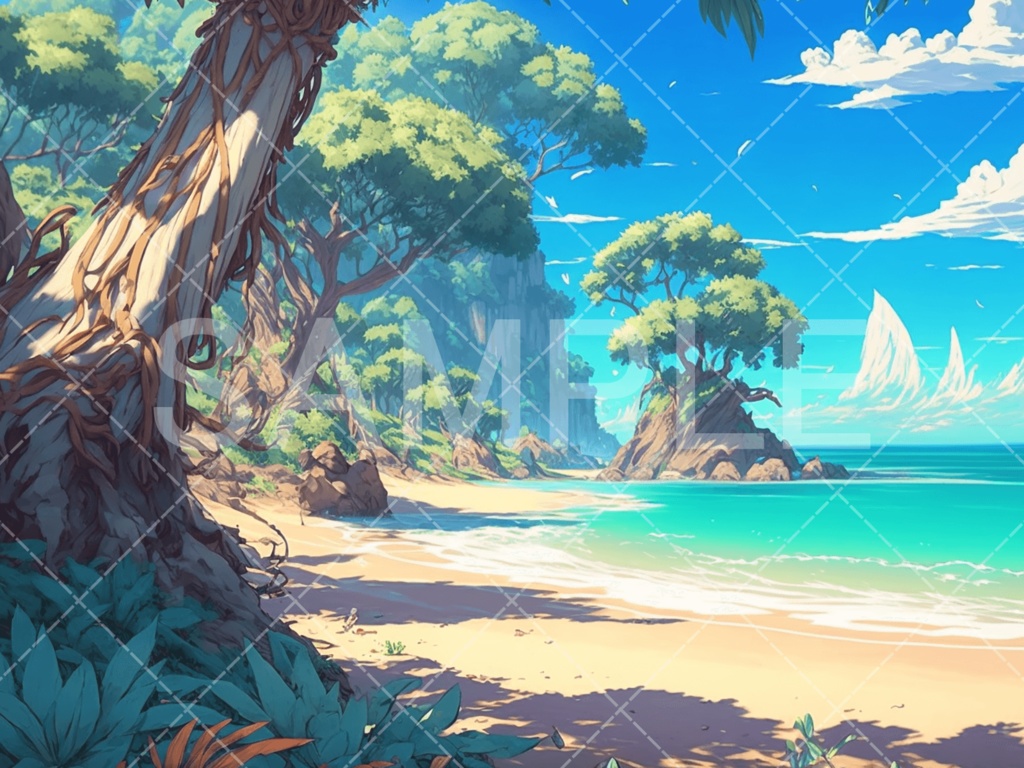 【背景素材】海・海辺3種［010］