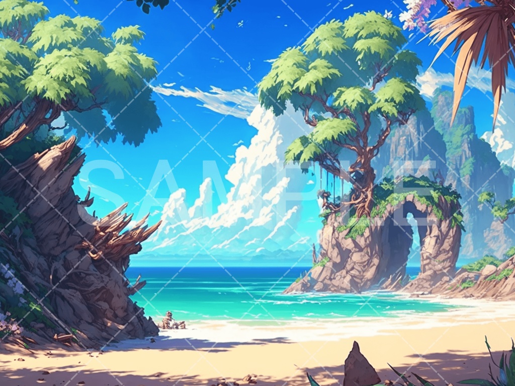 【背景素材】海・海辺3種［011］