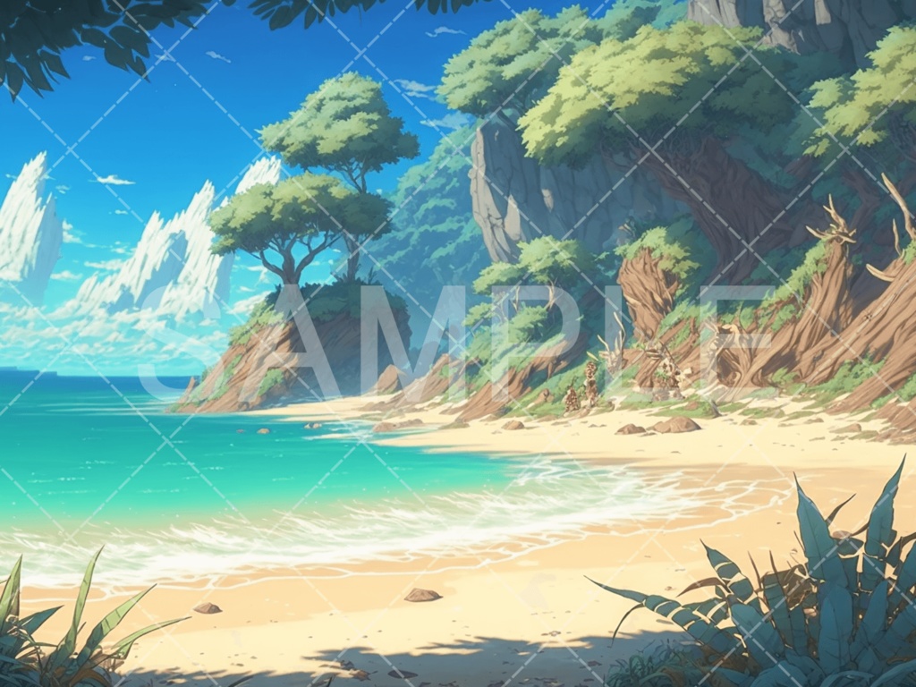 【背景素材】海・海辺3種［012］