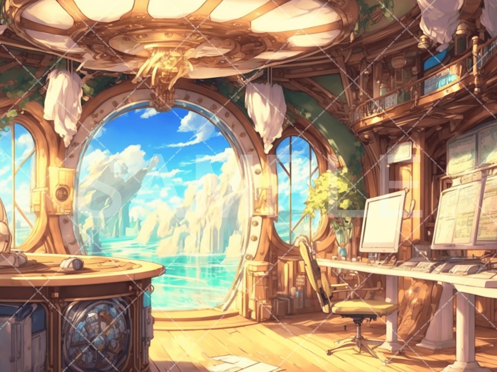 【背景素材】室内・屋内3種(ファンタジー系)㉝