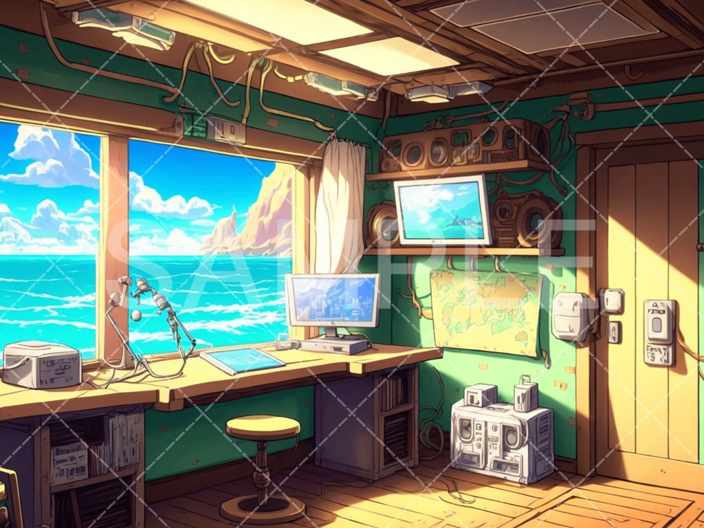 【背景素材】室内・屋内3種(ファンタジー系)㉞