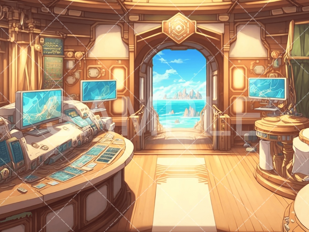 【背景素材】室内・屋内3種(ファンタジー系)㉟