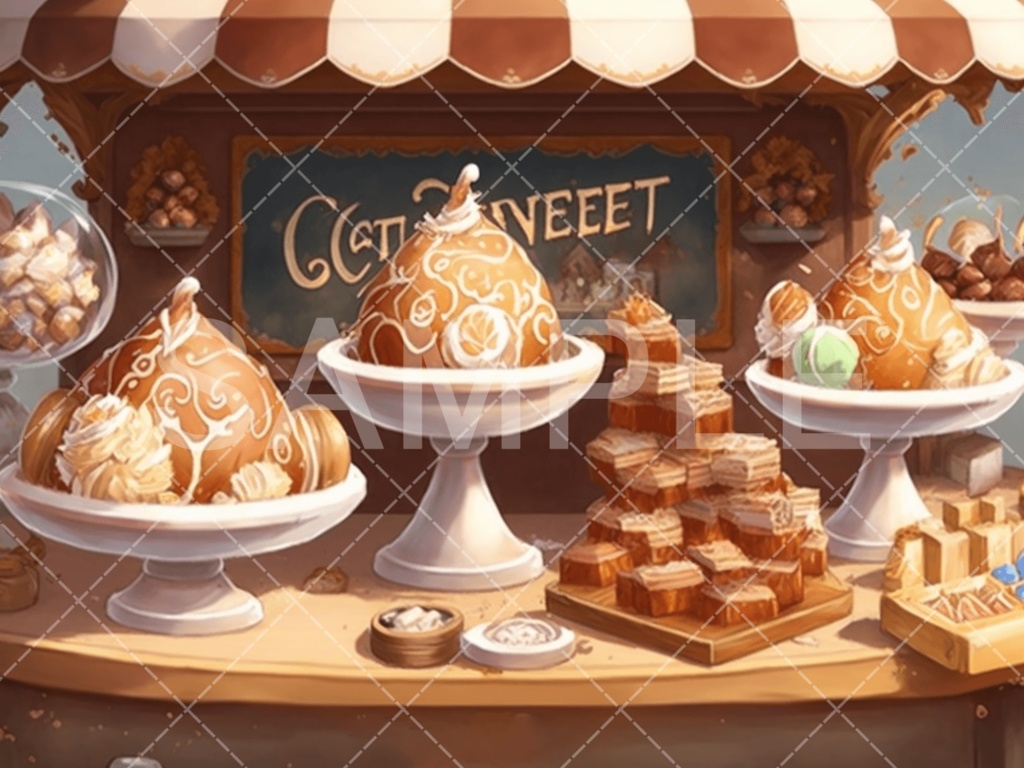【背景素材】店3種［027］