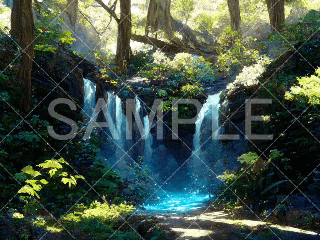 【背景素材】森3種（ファンタジー系）［035］