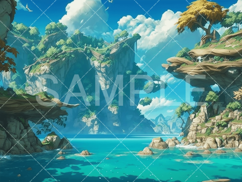 【背景素材】海・海辺3種［013］