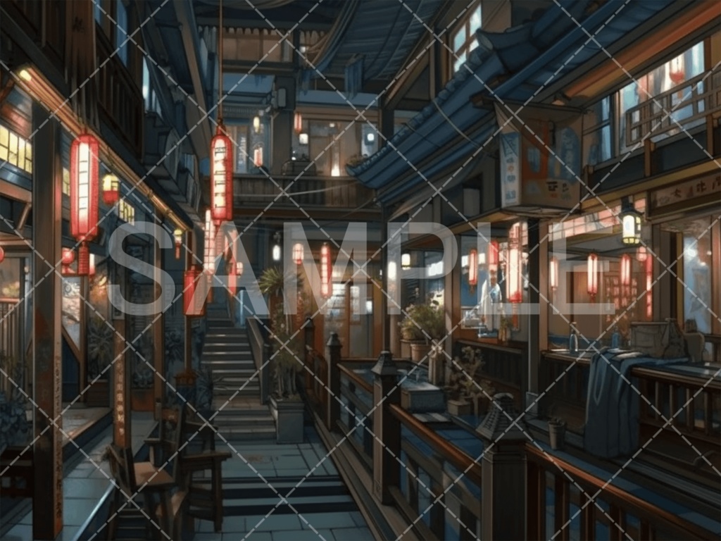 【背景素材】街・町・村3種（ファンタジー系）［038］