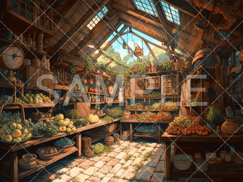 【背景素材】店3種［040］