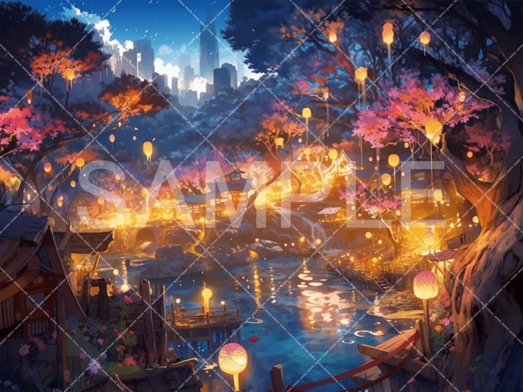 【背景素材】湖・水辺3種［024］