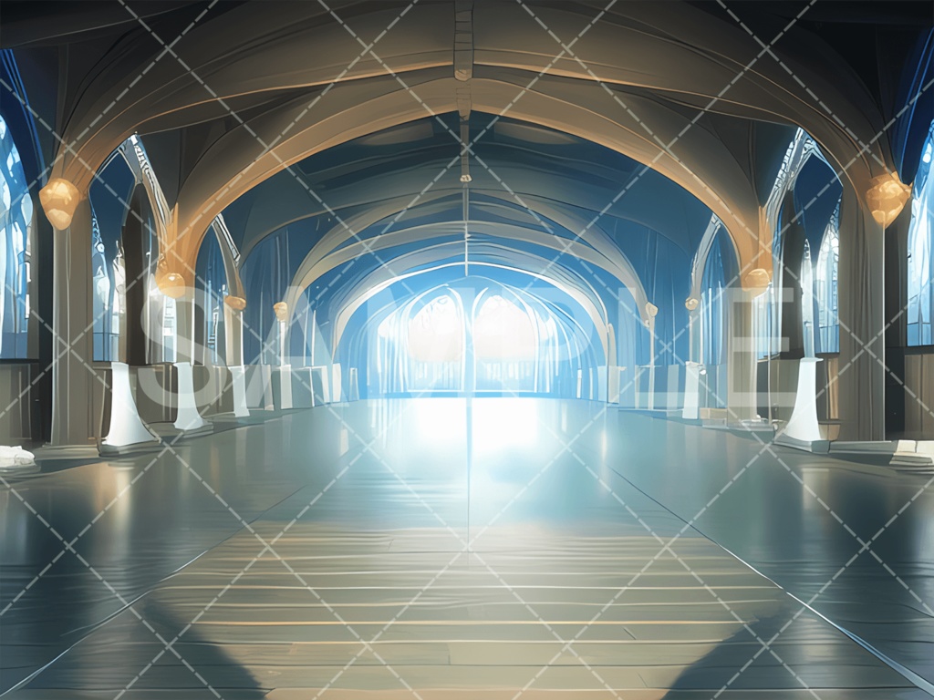 【背景素材】聖堂・神殿3種［013］