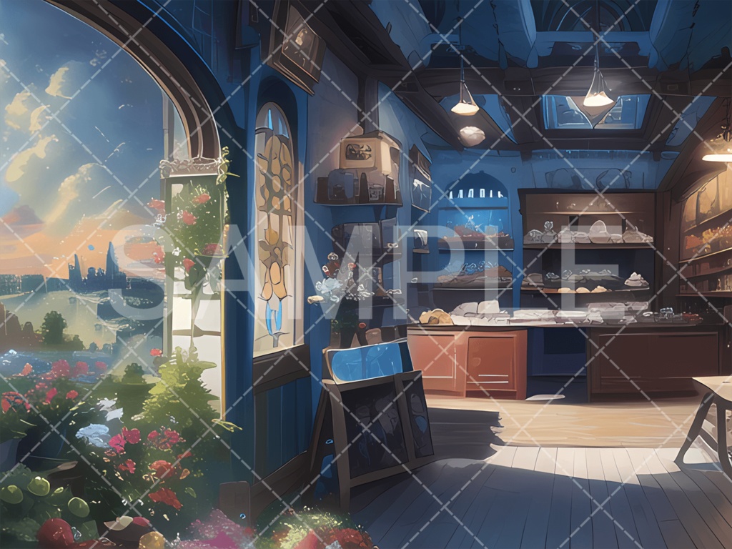 【背景素材】店3種［060］