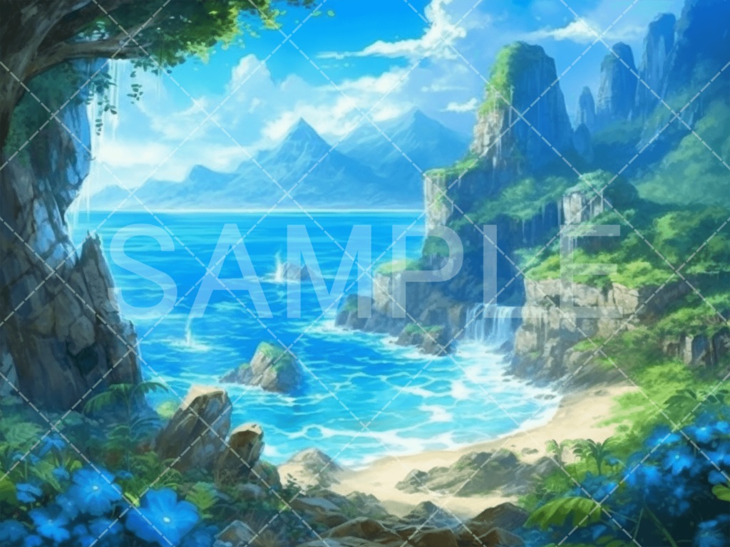 【背景素材】海・海辺3種［016］