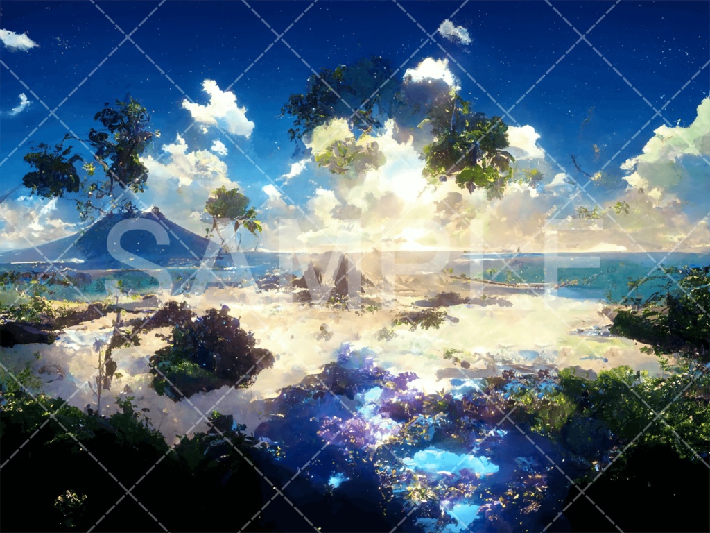 【背景素材】海・海辺3種［022］