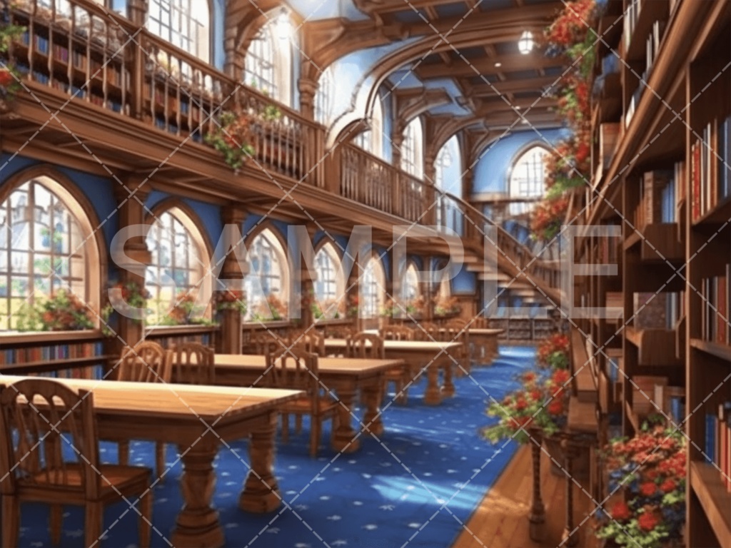 【背景素材】室内・屋内3種（ファンタジー系）［084］