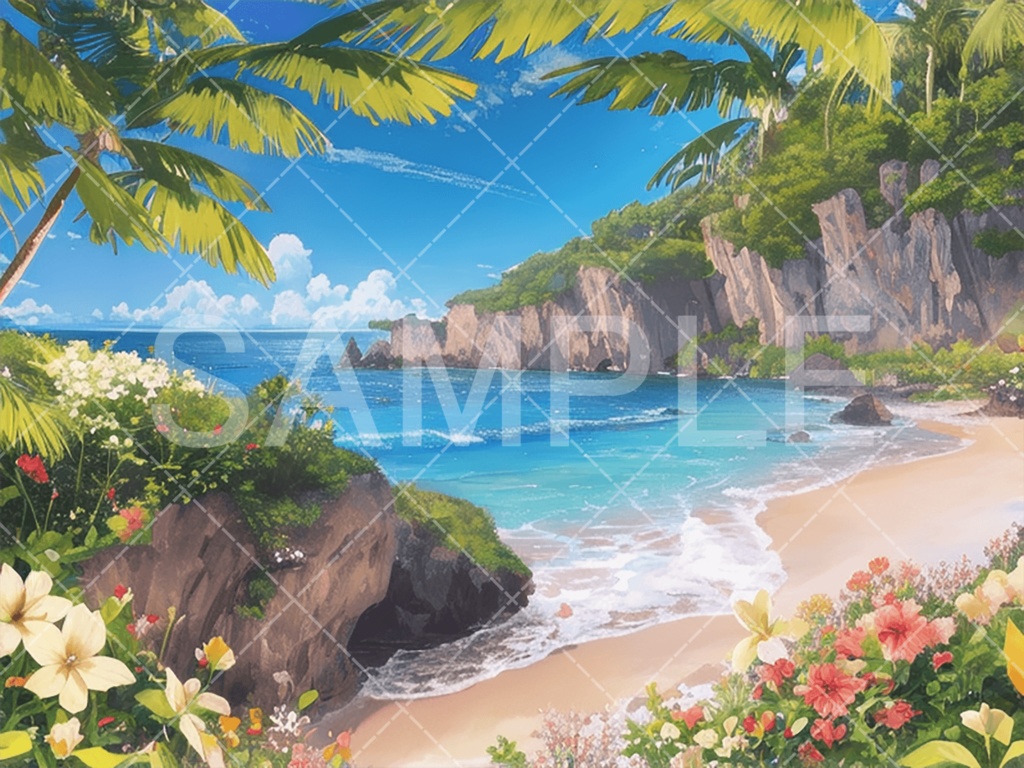 【背景素材】海・海辺3種［028］