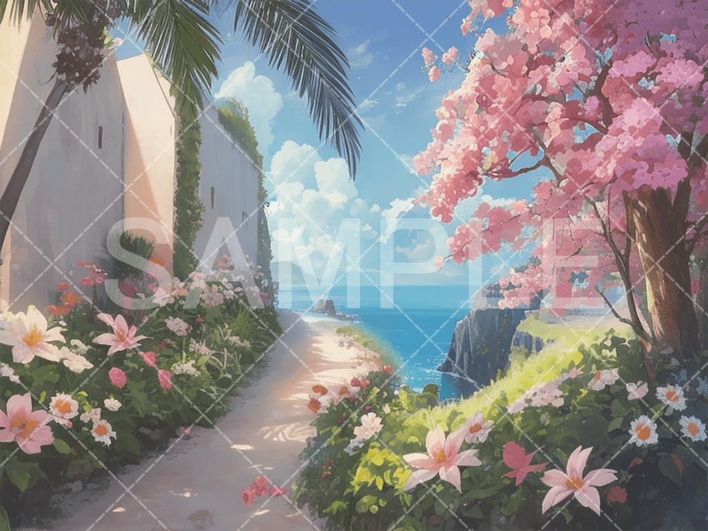 【背景素材】湖・水辺3種［035］