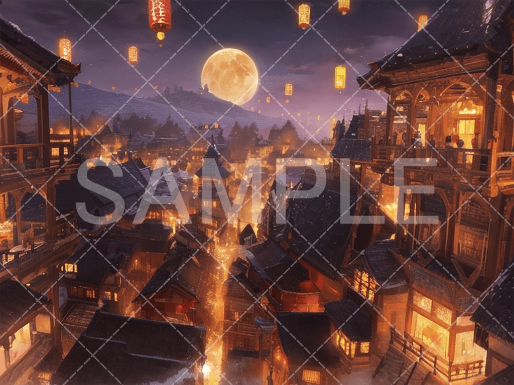 【背景素材】街・町・村3種（ファンタジー系）［101］