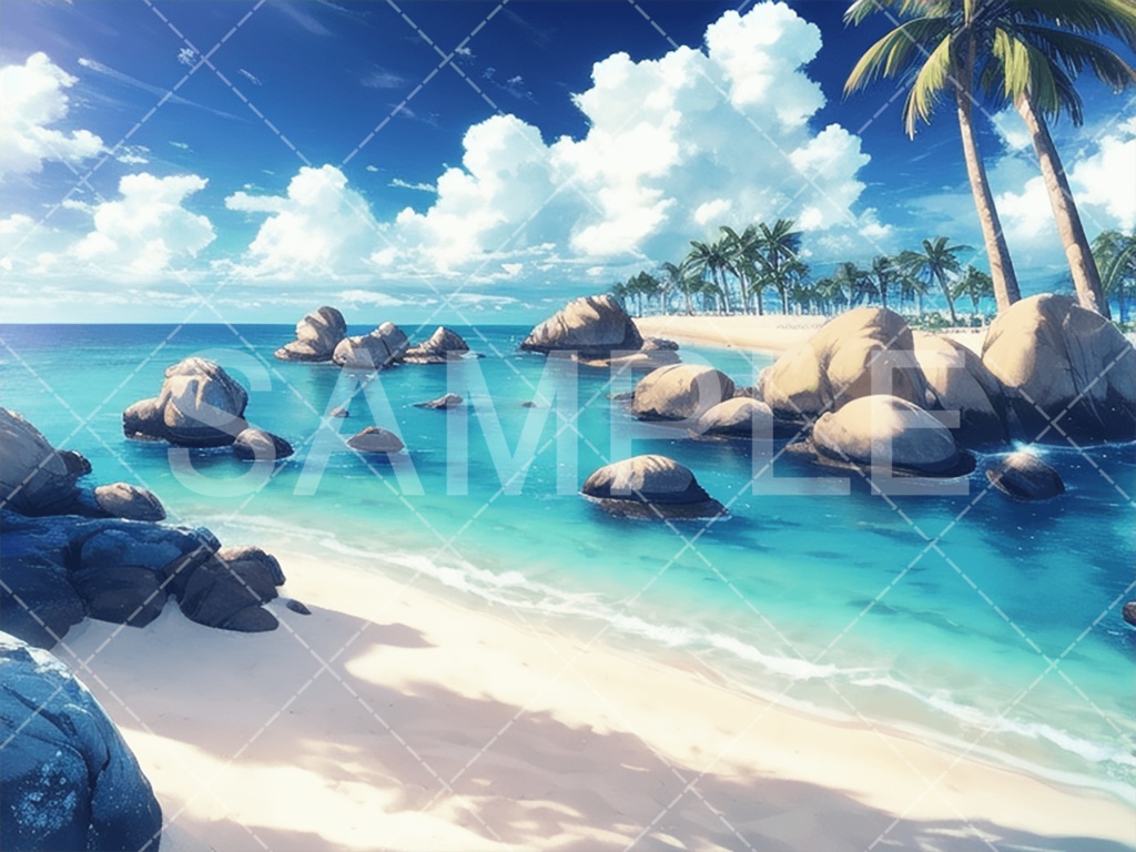 【背景素材】海・海辺3種［035］