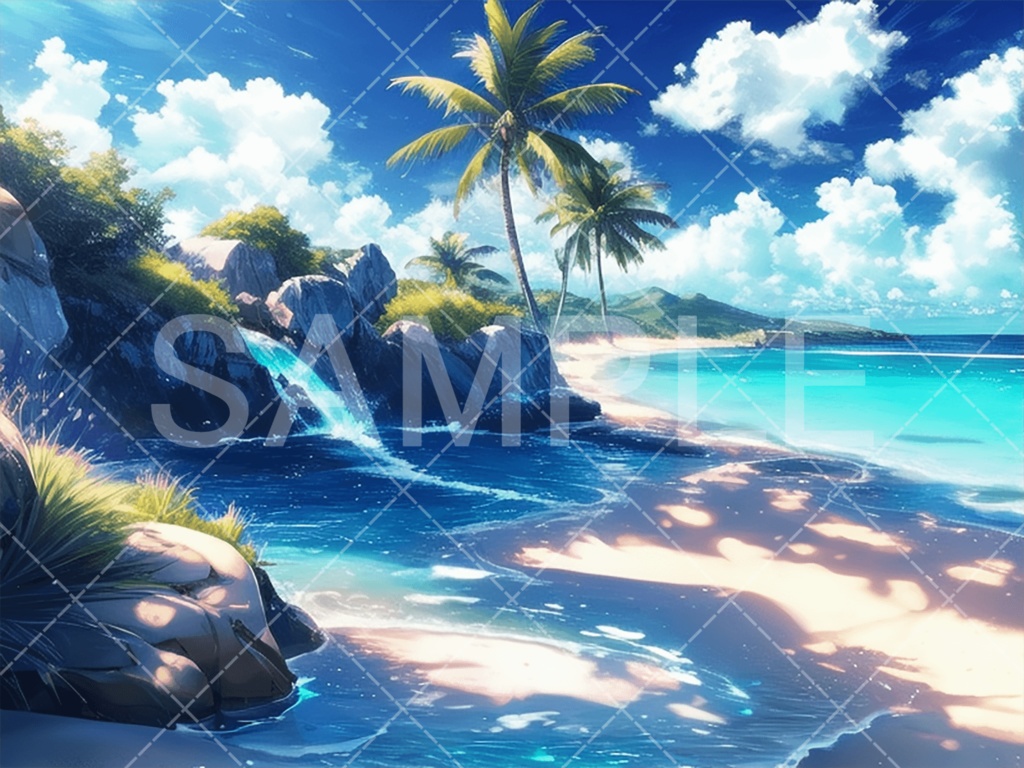 【背景素材】海・海辺3種［039］