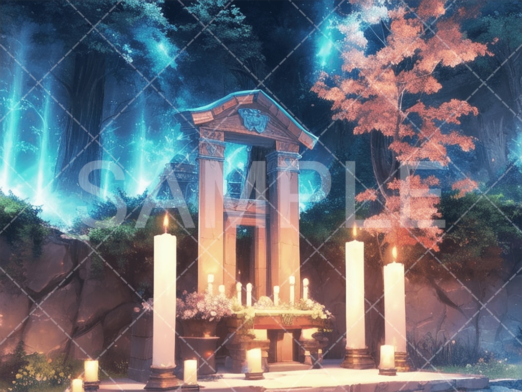 【背景素材】聖堂・神殿3種［024］