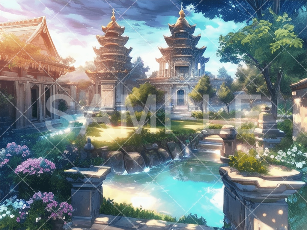 【背景素材】街・町・村3種（ファンタジー系）［116］