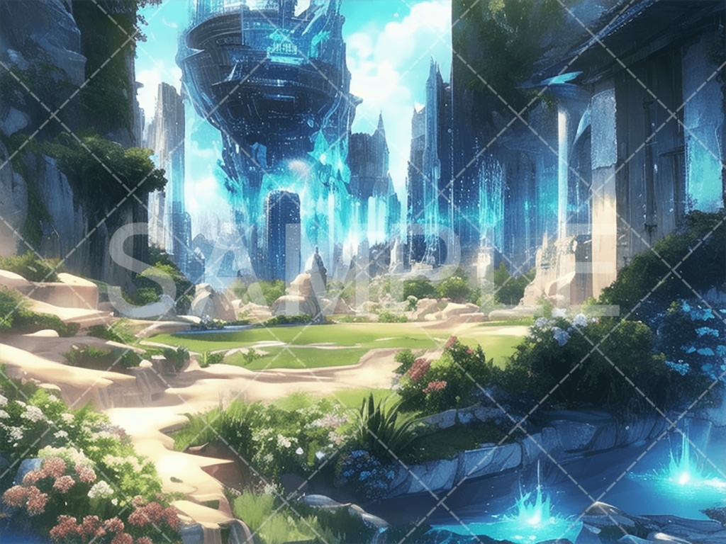 【背景素材】遺跡・ダンジョン3種［064］