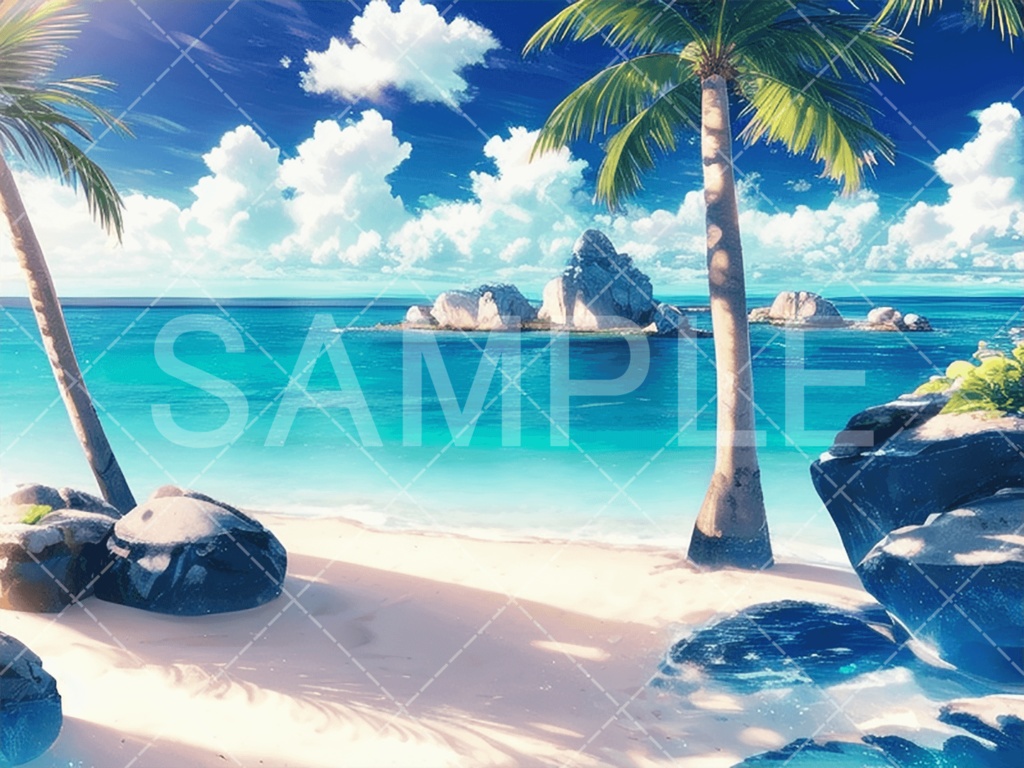 【背景素材】海・海辺3種［043］