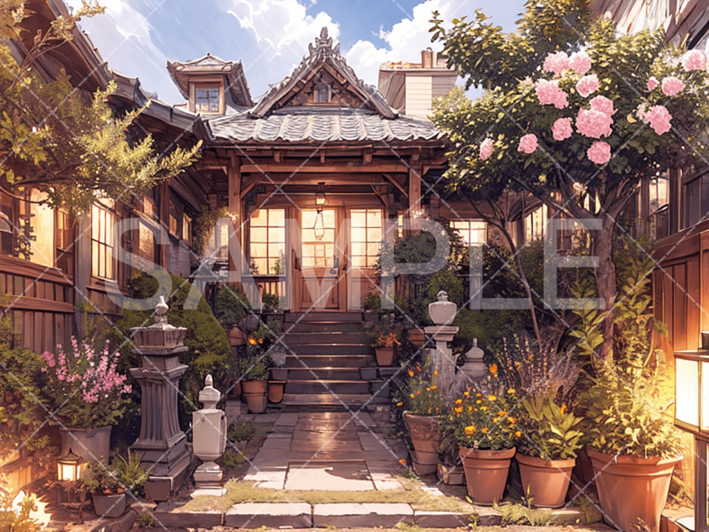 【背景素材】街・町・村3種（ファンタジー系）［125］