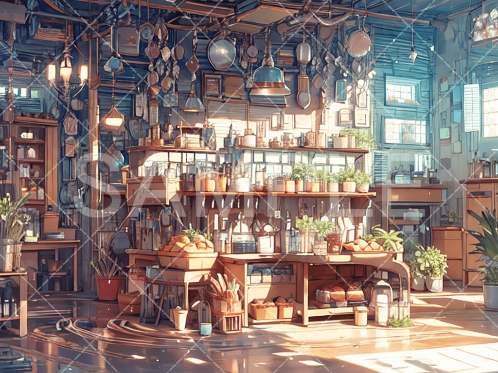 【背景素材】店3種［091］