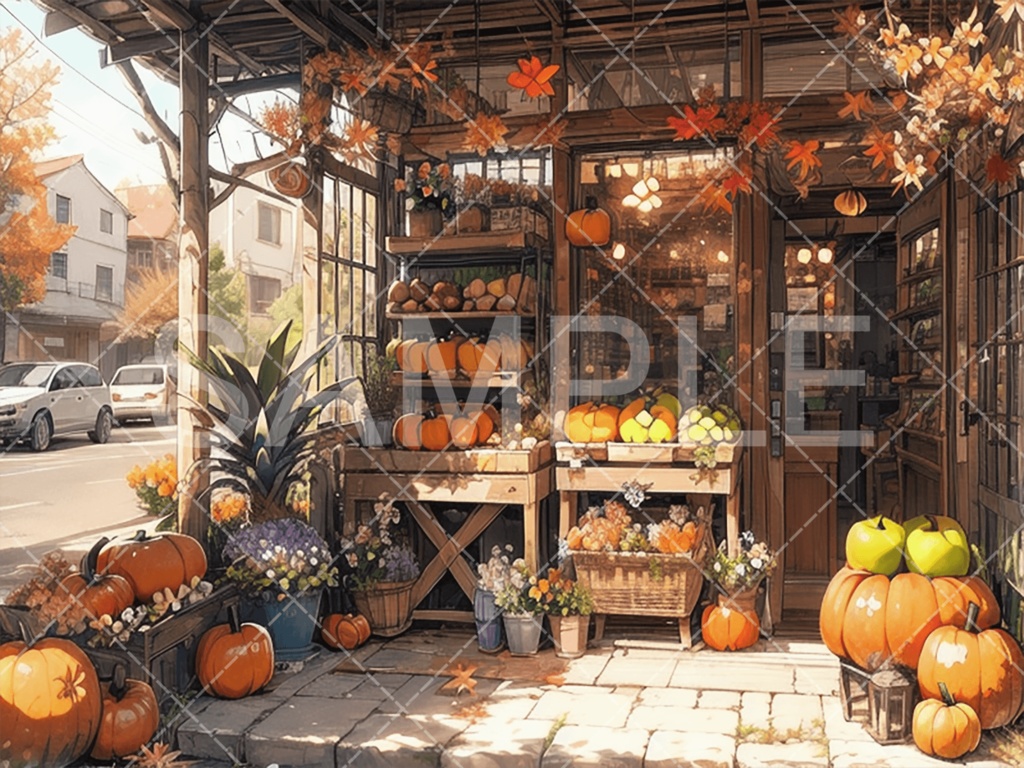 【背景素材】店3種［098］
