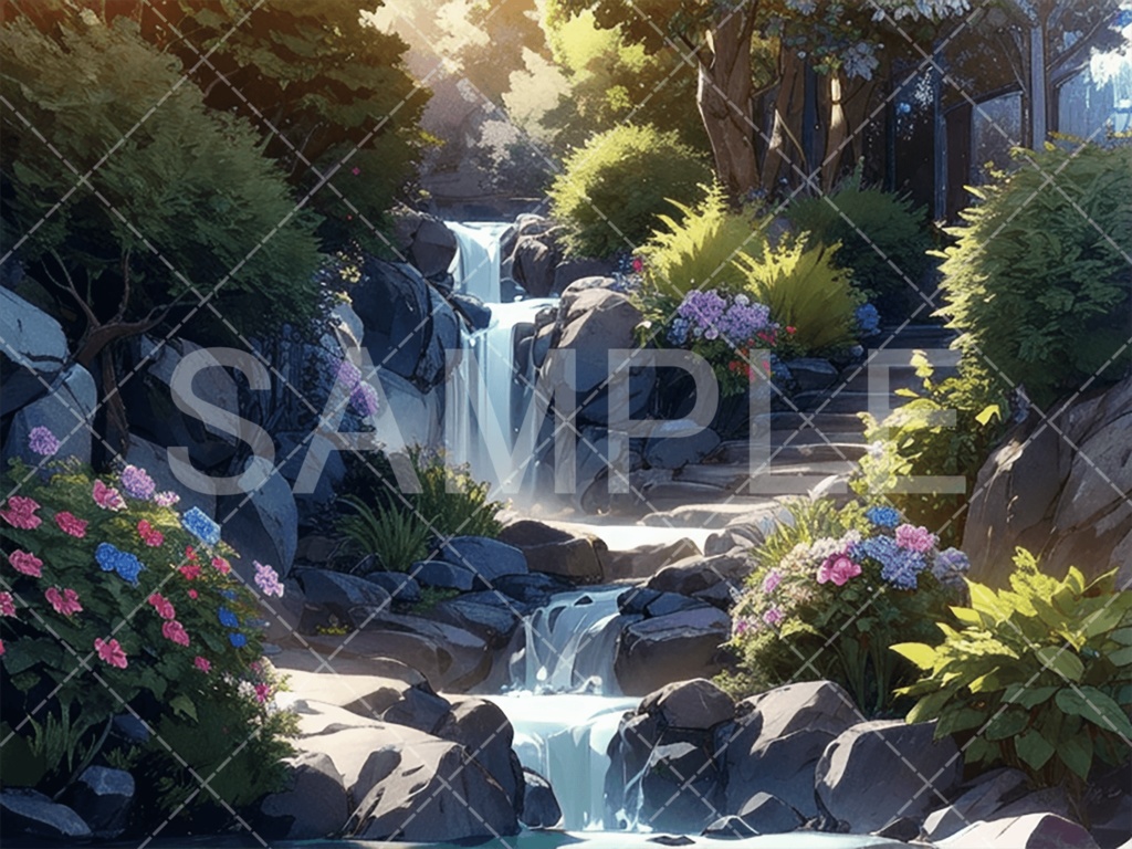 【背景素材】湖・水辺3種［061］
