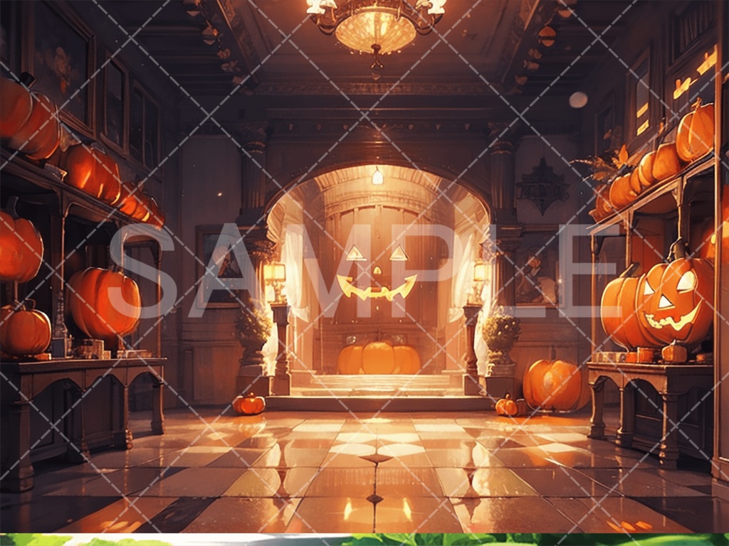 【背景素材】ハロウィン3種（ファンタジー系）［033］