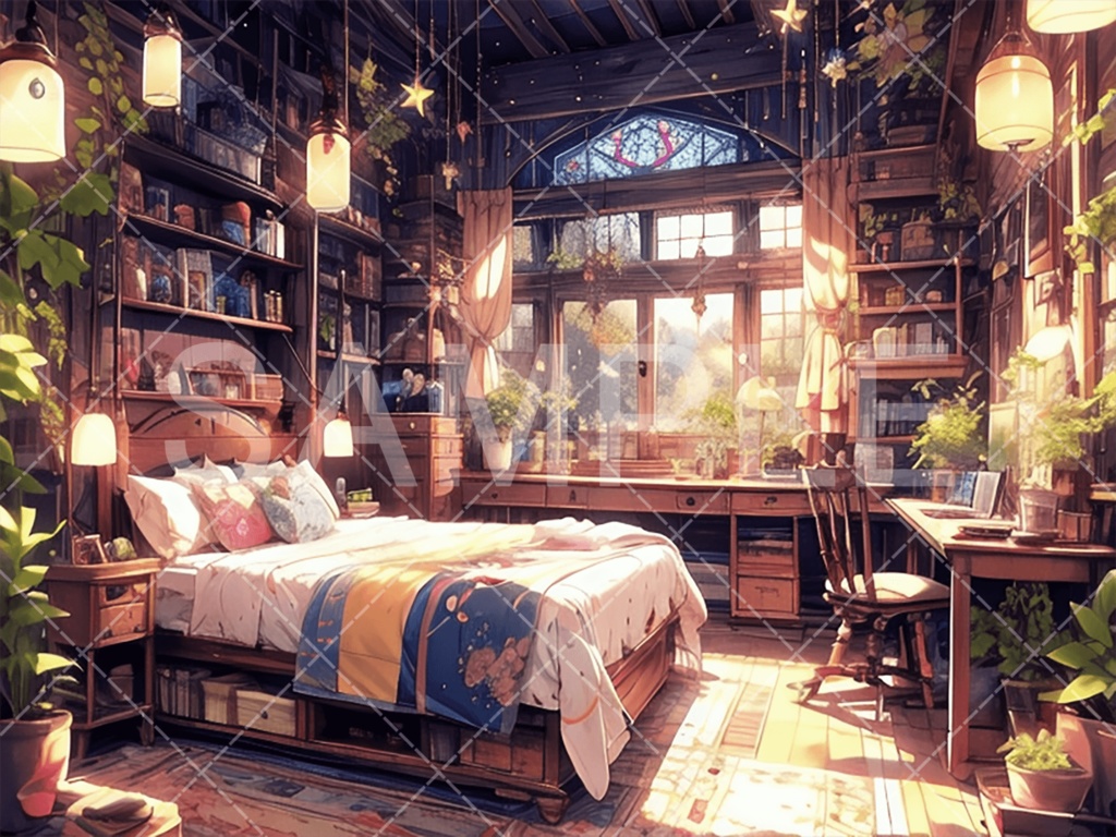 【背景素材】室内・屋内3種（ファンタジー系）［144］