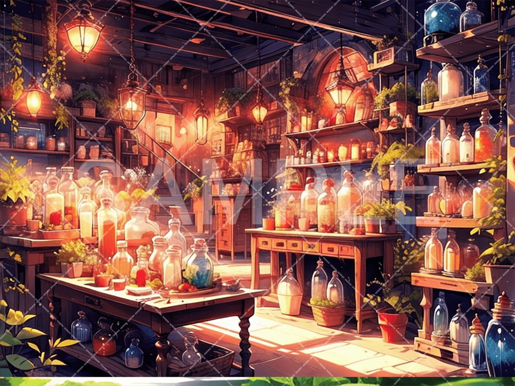 【背景素材】店3種［127］