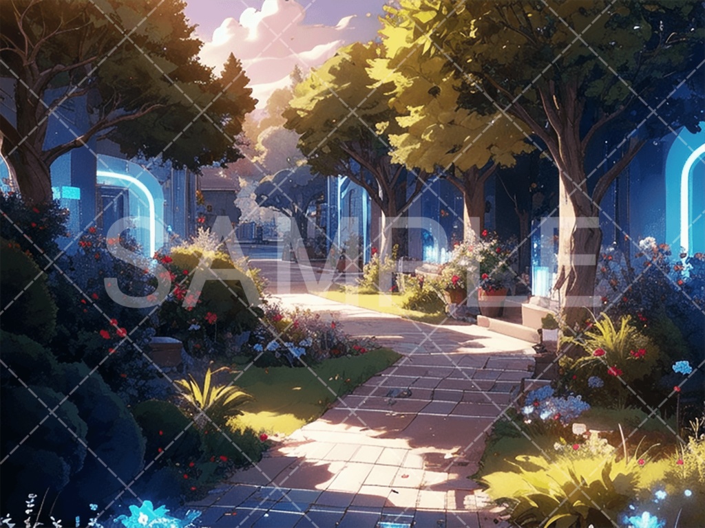 【背景素材】森3種（ファンタジー系）［088］