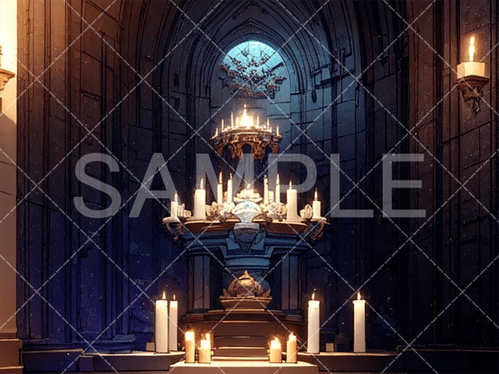 【背景素材】聖堂・神殿3種［043］