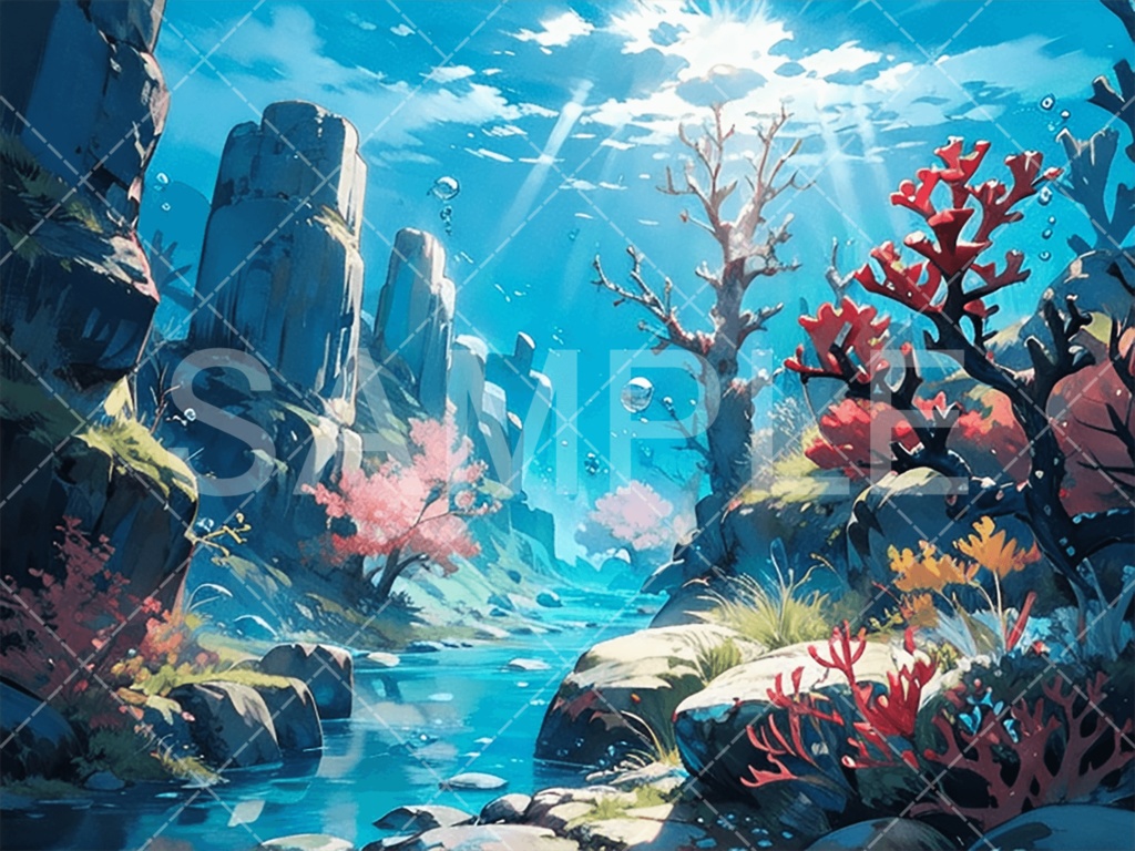 【背景素材】海・海辺3種［047］