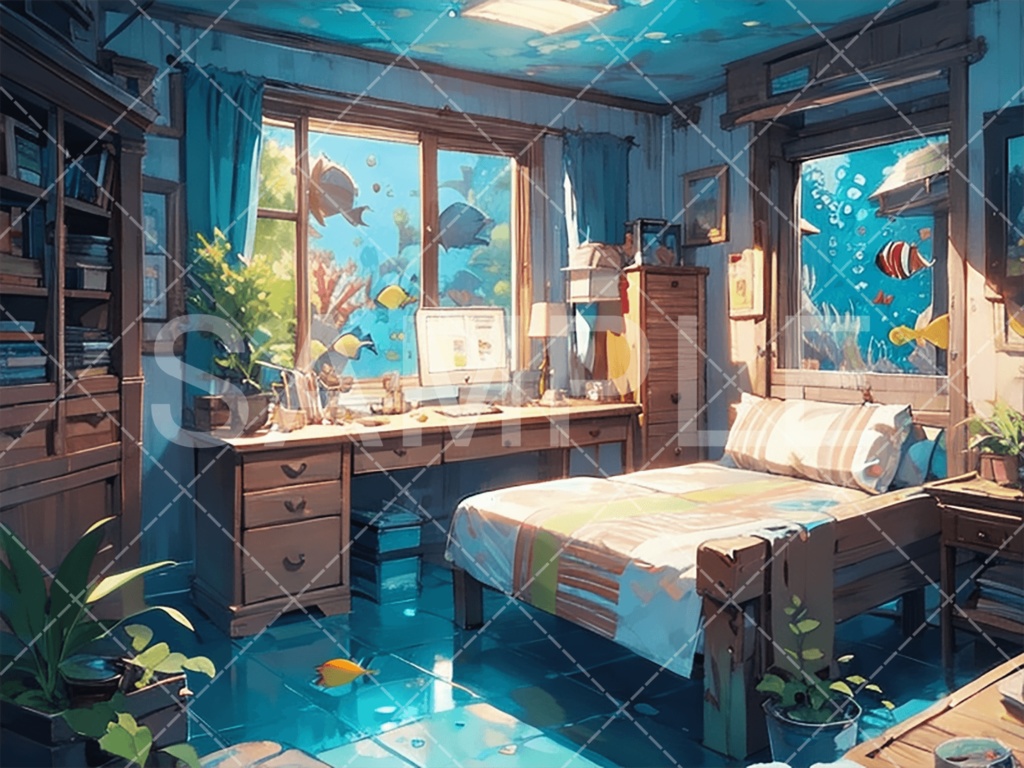 【背景素材】室内・屋内3種（ファンタジー系）［154］