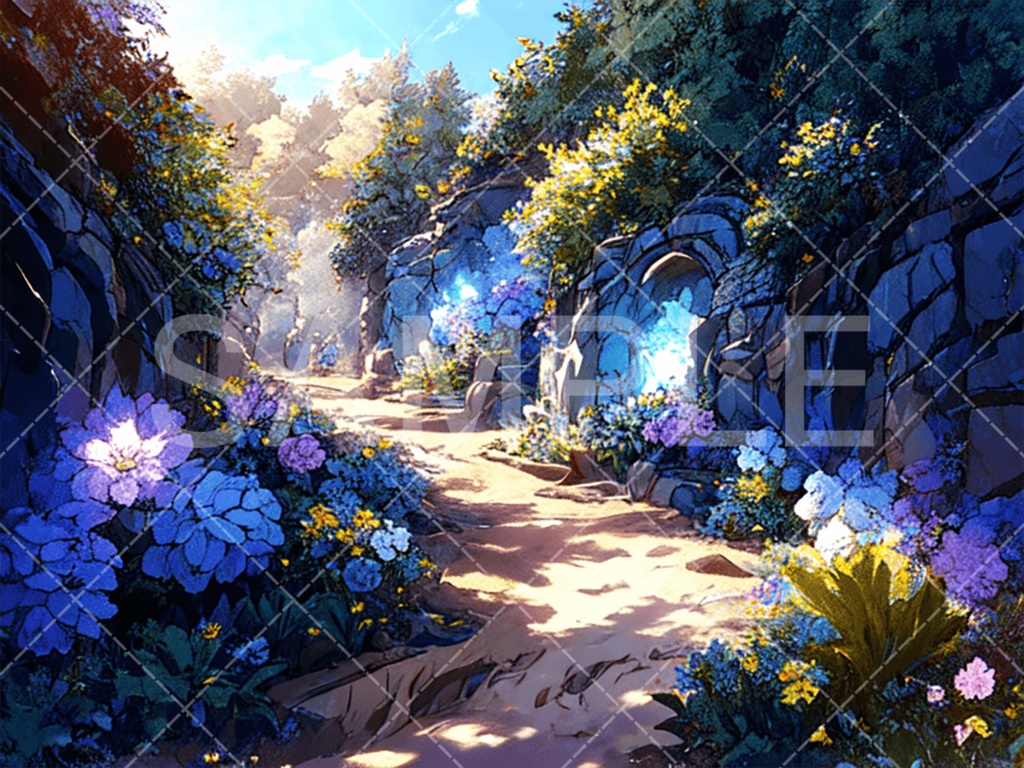 【背景素材】森3種（ファンタジー系）［089］