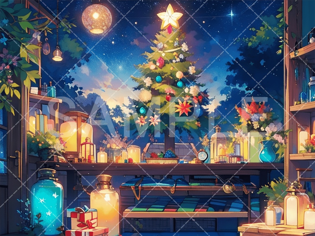 【背景素材】クリスマス3種（ファンタジー系）［029］
