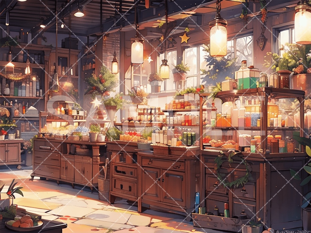 【背景素材】店3種［135］