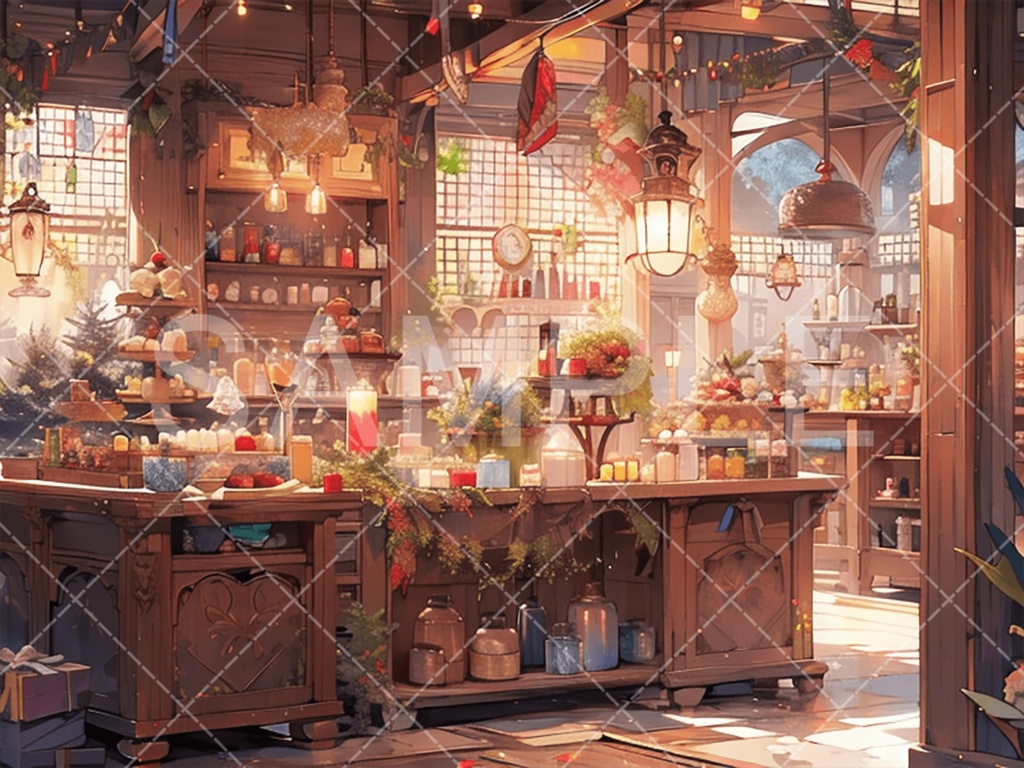 【背景素材】店3種［136］