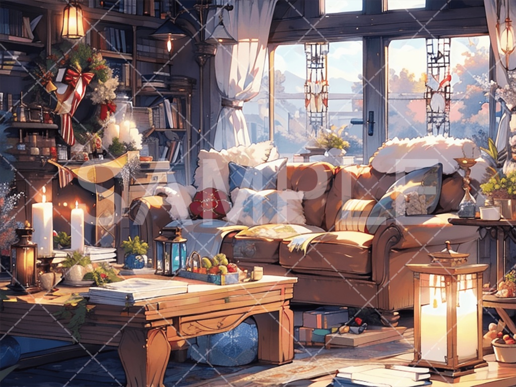 【背景素材】クリスマス3種（ファンタジー系）［034］