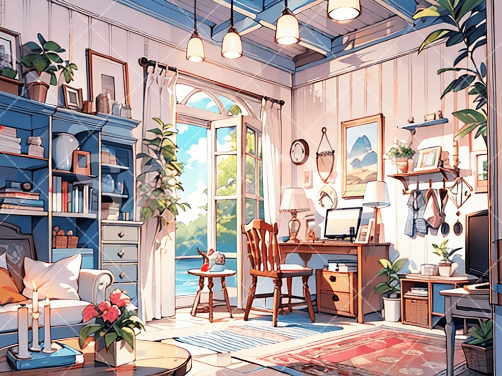 【背景素材】室内・屋内3種（ファンタジー系）［161］