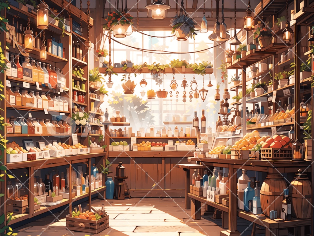 【背景素材】店3種［150］